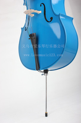 4/4藍色大提琴 實木配件與西洋樂器的完美融合